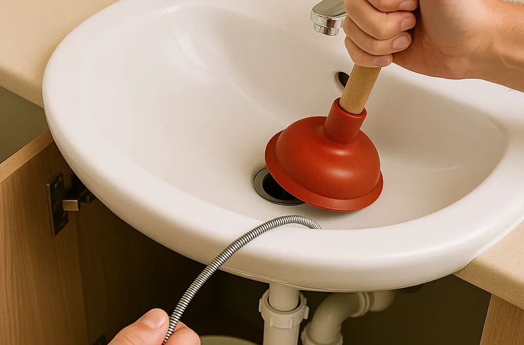 Verstopte wasbak oplossen zonder sloopwerk? Zo doet u dat veilig
