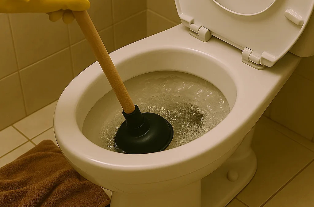WC ontstopper gebruiken bij borrelend toiletwater? Dit doet u stap voor stap