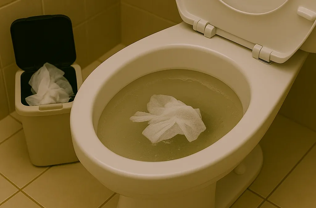 WC verstopt door vochtige doekjes? Zo voorkomt u herhaling