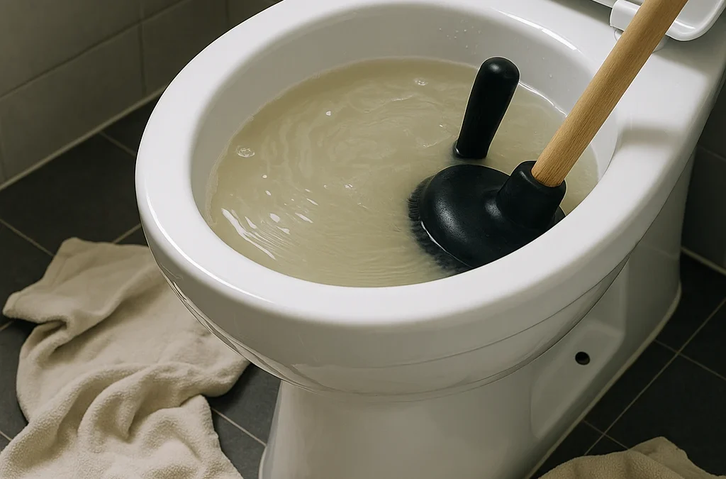 WC verstopt tijdens gebruik? Zo grijpt u snel en veilig in